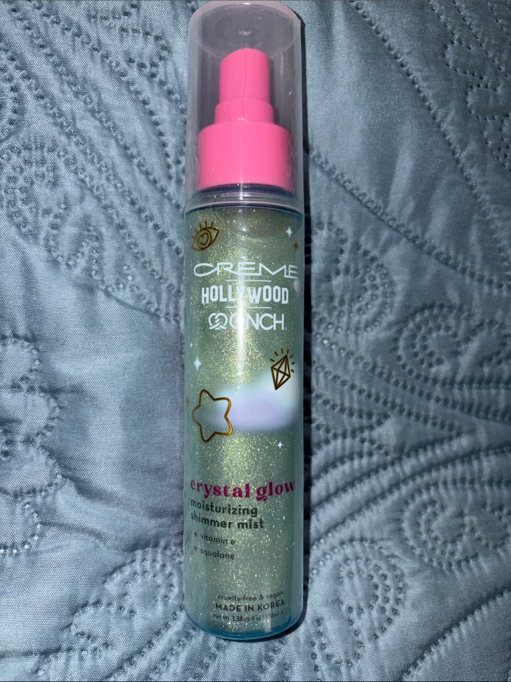Crème Hollywood Crystal Glow Moisturizing Shimmer Mist — Pink Accent
